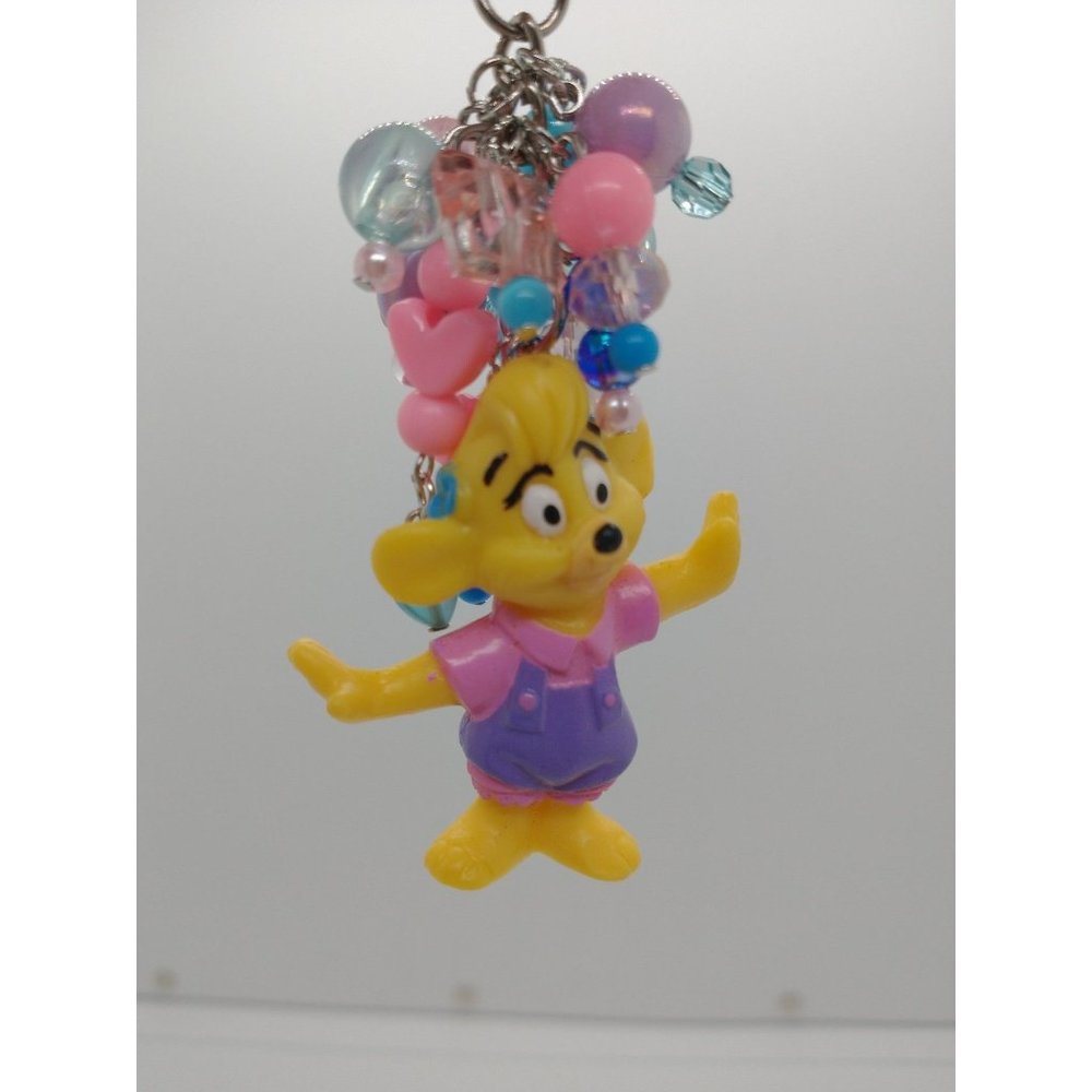 Vintage 1991 Disney TaleSpin Molly Cunningham Kellogg's Toy Keychain Purse Charm